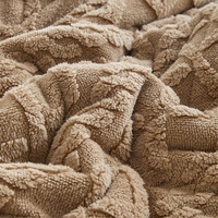 Couette thermique en molleton de flanelle gaufrée moelleux cachemire livraison directe chaud épaissir hiver velours Sherpa couverture roi couette
