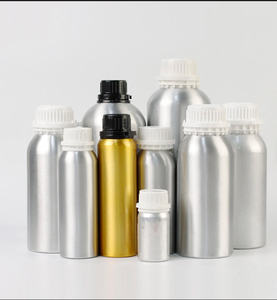 Botella cosmética de aluminio 500ml 1000ml 1100ml 1200ml Botella vacía de aluminio Contenedor Botella de aceite esencial - Product Image 1