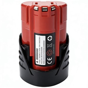 Batería de Litio Cilíndrica de Alta Capacidad de 12V y 3 Celdas para Herramientas Eléctricas <span class=keywords><strong>Milwaukee</strong></span>, Certificada por CE - Product Image 5
