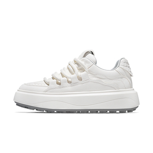 Baskets de course en cuir véritable, respirantes, style chunky, de créateur, pour hommes et femmes, décontractées, style marche - Product Image 2