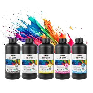 Chất lượng cao 1000ml nhãn bóng pha lê nhãn dán UV dtf mực cho <span class=keywords><strong>Epson</strong></span> xp600 i3200 L180 dx5 DX7 tx800 RICOH G5 G6 đầu in - Product Image 1