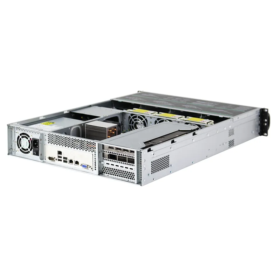 Hiệu suất cao Xeon Sliver 4316 20 lõi 2.3GHz RAID LSI 9260-8i 512M 550W redundant cung cấp điện 2U 8Bay Rack máy chủ