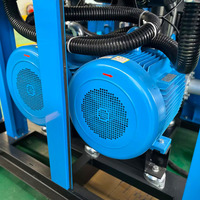 Compresseur d'air à vis horizontal PM VFD 132 kW/GGV22/250 kW, 2 étages, refroidi par air, stationnaire, pour la fabrication, l'impression, le textile et l'exploitation minière