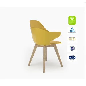 2024 Luxury Modern Dining Study Single Visitor Restaurant Chair Hotel Furnitureplastuc Chairs