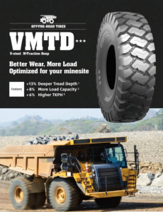 Pneus VMTD 24.00R35 27.00R49 pour Camion Benne, Motif Amélioré 27R49 24R35 - Product Image 2