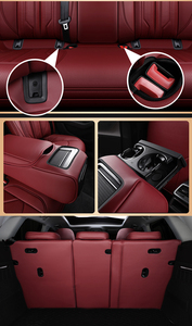 Housses de siège de luxe en similicuir sur mesure pour <span class=keywords><strong>Audi</strong></span> A4 A6 A3 Q5 Q7 TT A7 <span class=keywords><strong>Q3</strong></span> A5 R8, ensemble complet de 5 pièces - Product Image 3