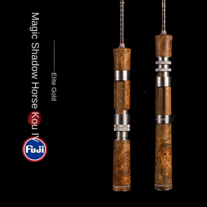 Canne à pêche Demon Hunter Magic Shadow Quatrième Génération, avec anneaux Fuji, poignée droite en carbone, action souple, pour micro-lure - Product Image 3