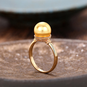 Anello Vintage Effetto Perla per Donne, Elegante Accessorio Classico di Moda per Uso Quotidiano - Product Image 6