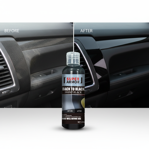 Revêtement professionnel de rénovation pour pièces <span class=keywords><strong>en</strong></span> plastique noir - Nano Restaurateur Noir Intense pour garnitures et pare-chocs de voiture - Brillance longue durée - Product Image 3