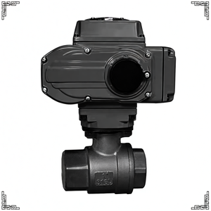 Vannes de régulation de fenêtre COVNA 90 jours 12V DN50 PN25 Filetage BSP Actionneur électrique Moteur à commande électrique Vanne à bille - Product Image 2