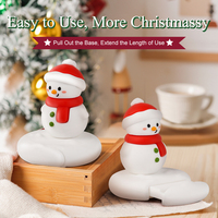 Originele Kerstcadeau Telefoonstandaard Kerstman Kerstrendier PVC Schattige Bureau Telefoonhouder