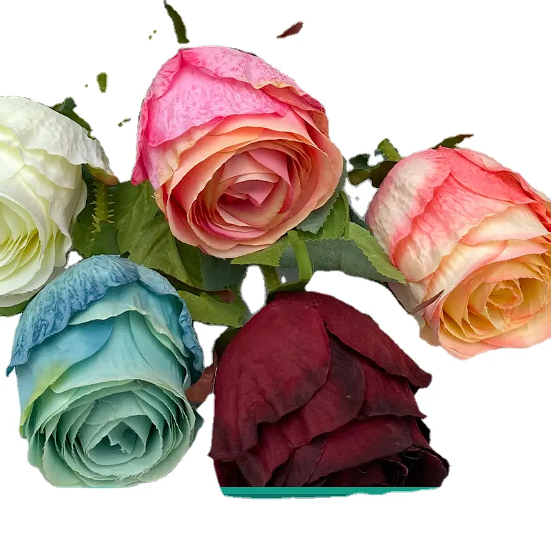 Одиночная картина маслом, Роза в болгарском стиле, оптовая продажа, Шелковый цветок, европейский домашний симулятор красоты