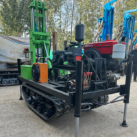 Appareil de forage portable multifonctionnel pour puits d'eau 120m de profondeur Conception compacte Mini appareil de forage de puits d'eau à faible entretien