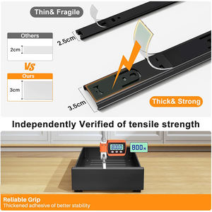 OEM ODM Étagères de rangement à tiroir <span class=keywords><strong>coulissant</strong></span> extensible à revêtement de poudre à usage intensif Organisateur d'armoire extractible pour <span class=keywords><strong>placard</strong></span> de cuisine - Product Image 4