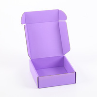 Boîte en Carton Ondulé Vierge Colorée 15x15x5cm pour Cils, Expédition par Avion, avec Logo Personnalisé, Idéale pour Cadeau