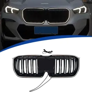 Car Front <b>Grille</b> <b>For</b> X1 U11 2023-2025 Single Dual Line <b>Mesh</b> Cover Trim Body Kit Exterior Auto Parts Tuning - Product Image 3