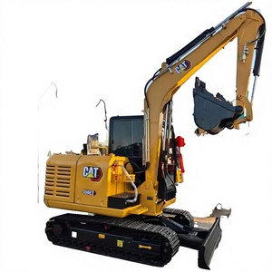 Mini-excavatrice sur chenilles hydraulique Caterpillar CAT306E/306D de 6 tonnes d'occasion, haute puissance de creusement, moteur Cummins PLC, CE EPA - Product Image 2