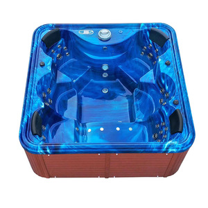 Baignoire en acrylique de style surf, massage, thermostat, <span class=keywords><strong>spa</strong></span> à bulles, grande capacité, pour villa et jardin - Product Image 6