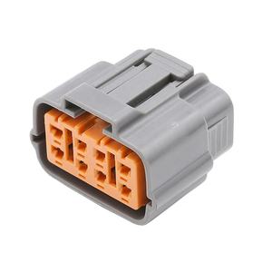Connecteur de boîtier automobile étanche gris série <span class=keywords><strong>DLS</strong></span> 6195-0051 femelle 8 broches - Product Image 1