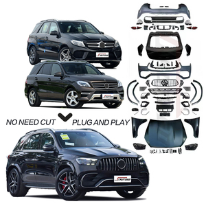 Kit de carrosserie de rénovation d'usine pour Benz W166 GLE 2015-2018 <span class=keywords><strong>250D</strong></span> 300 320 350 400 450 500 <span class=keywords><strong>4Matic</strong></span> Mise à niveau vers 2025 W167 GLE63 AMG - Product Image 1