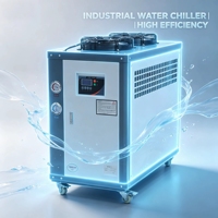 Refroidisseur d'eau industriel à air refroidi pour le traitement du plastique, 10HP
