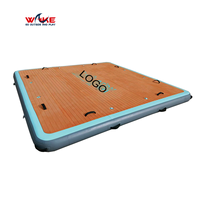 Drop Stitch Pad Plate-forme de natation flottante Air Raft Yacht Jet Ski Dock Plate-forme gonflable