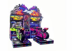 Indoor Amusement Park Coin Operated <b>Arcade</b> Racing Machine Two Player Video Simulator Motorcycle Driving Game Machine - Product Image 6