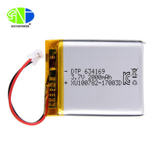 Li-polímero 634169 <span class=keywords><strong>3</strong></span>,7 v 2000mah lipo battery for GPS - Product Image 4