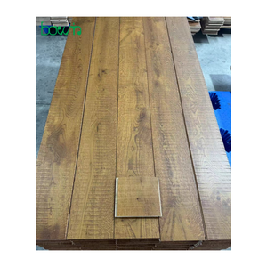 Hiện đại rộng mộc mạc sồi thiế<span class=keywords><strong>t</strong></span> kế gỗ cứng sàn handscraped sồi <span class=keywords><strong>T</strong></span> & G cài đặ<span class=keywords><strong>t</strong></span> cho phòng khách Gỗ sồi trắng chải - Product Image 1