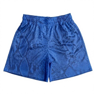 Shorts de basket-ball pour hommes de haute qualité, respirants, à séchage rapide, à motif serpent, en mesh double couche, logo personnalisé - Product Image 1