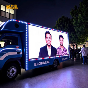 P4 camiones publicidad movil quảng cáo kỹ thuật số biển van màn hình di động xe ngoài trời hiển thị pantalla <span class=keywords><strong>LED</strong></span> Para giai đoạn xe tải - Product Image 1