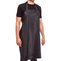 Tablier de cuisine imperméable en vinyle pour la vaisselle, le travail, la cuisson, avec bavette, unisexe, pour hommes, chefs, usage industriel et chimique