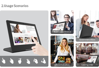 Tablette Android de 15 pouces, npsrk3368, 2 + 16 go, forme en L, système de point de vente