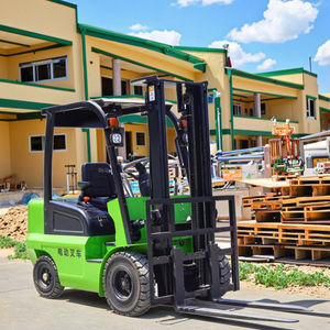 3.5T電気フォークリフト80V 500Ah鉛酸電池1.52mフォークソリッドタイヤ全地形タイヤ採石場 - Product Image 3