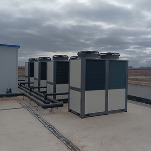 Système de pompe à chaleur air-eau pour eau chaude à 65 degrés pour l'industrie des semi-conducteurs, R-410A, 380 V, métal, économie d'énergie - Product Image 1
