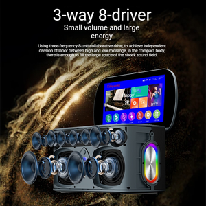 Nuevo Sistema de Altavoces Karaoke con Pantalla Táctil de 11.6 Pulgadas 2026 - 2 Micrófonos Inalámbricos para Fiestas en Casa y Campamentos al Aire Libre - Product Image 5