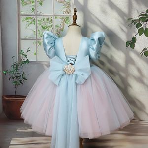 <span class=keywords><strong>Abiti</strong></span> da <span class=keywords><strong>principessa</strong></span> a fiore 3D <span class=keywords><strong>abiti</strong></span> da 2025 per bambini da sposa per bambina e da sposa con perle compleanno verde per ragazze <span class=keywords><strong>abiti</strong></span> a maniche a sbuffo per festa - Product Image 5