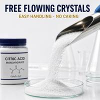 Acide citrique monohydraté industriel de Chine, sac de 25 kg, norme d'exportation, échantillon gratuit