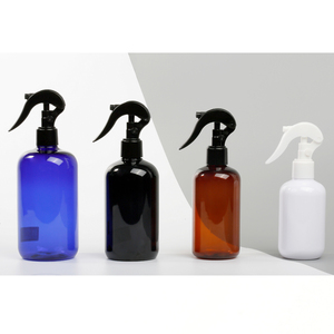 200ml 250ml 350ml 500ml 8oz 250 Ml 8 Oz room hair custom empty mist PET amber black plastic spray bottle