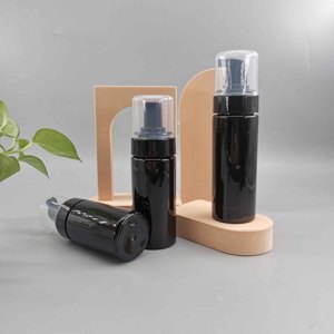 Hổ phách Pet nhựa bọt bơm chai cho sữa rửa mặt 120ml 150ml 210ml 250ml <span class=keywords><strong>270ml</strong></span> bao bì mỹ phẩm - Product Image 5