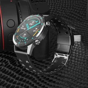 Bracelet CAOWTAN 20mm 22mm pour bracelet de montre Samsung galaxy <span class=keywords><strong>42mm</strong></span> 46mm gear s3 silicone transparent remplacement pour Huawei GT 2e honour - Product Image 5