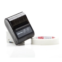 Rongta RPP02N Imprimante de reçus mobile 58mm Imprimante thermique portable à dents bleues