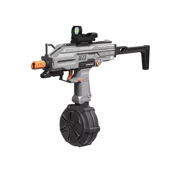 UZI 전기 장난감 총 튄 물 공 블래스터 야외 팀 슈팅 게임 장난감 총 5000 물 젤 비즈