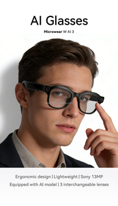 Lunettes Intelligentes OEM 8MP avec Capture Photo, Enregistrement Vidéo, Traduction de Conversation et Interprétation Simultanée en Temps Réel - Product Image 4