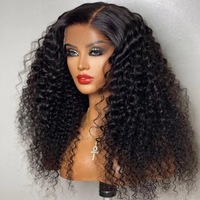 Wear and Go Pixie perruques brésiliennes bouclées sans colle perruques de cheveux humains vierge 100% cheveux humains HD pleine dentelle frontale perruques pour les femmes noires