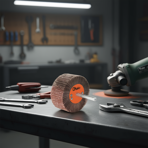 Ttake Abrasive Flap <b>Wheel</b> 40x5 Mm 6 Mm Shaft 180 Grit For <b>Grinding</b> - Product Image 3