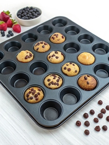 Dễ dàng để làm sạch 18x26 inch 35 ly Silicone tráng Muffin chảo dễ dàng để demold - Product Image 3