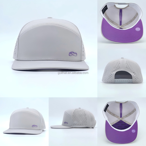 Gorra de Béisbol de 6 Paneles con Logotipo en Relieve de Alta Calidad, Impermeable, Transpirable, con Correa de Cuerda para Eventos Empresariales - Product Image 2