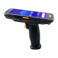 Lector y Escritor RFID UHF Portátil para Teléfonos Inteligentes, Lector de Códigos de Barras PDA con Android 15, Pantalla de 5.5 Pulgadas, 9000 mAh, Largo Alcance de 5 m, en Stock
