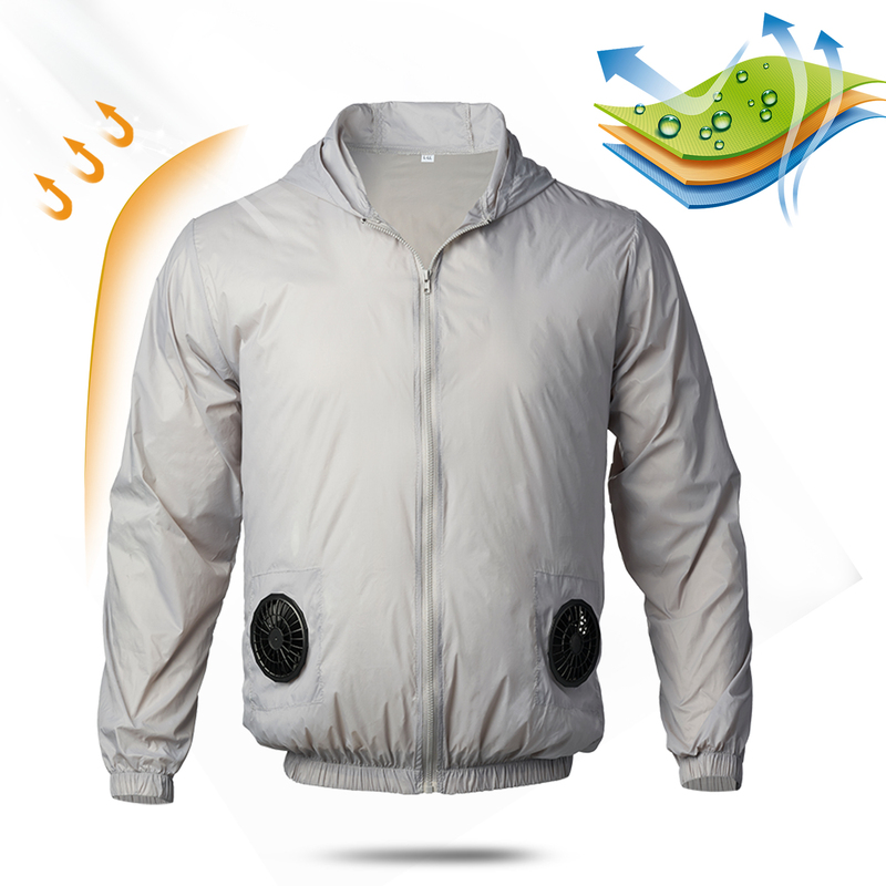 Sun protection Work Jacket Fan air